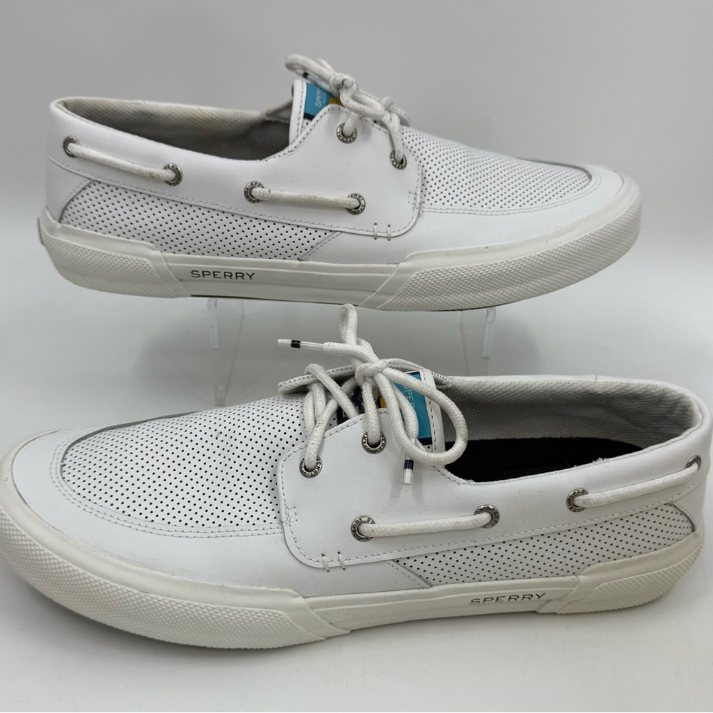 Sperry “Soletide”‎ 2-Eye Sneakers White STS23160 Low Top Mesh Mens 12 Top Sider - Picture 3 of 10